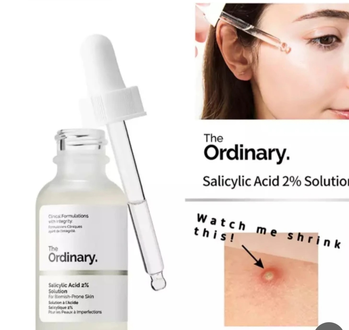 سرم ضد جوش سالیسیلیک اسید اوردینری The Ordinary Exfoliating Salicylic Acid 2% Solution 30Ml